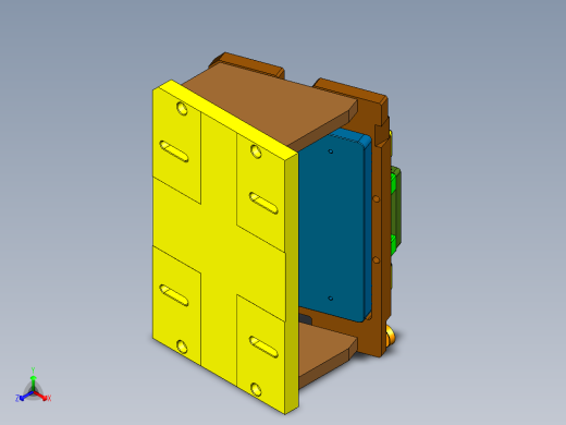 JG1-A-CNC7笔记本CNC工装夹具三维模型发丝-210702正等轴测缩略图