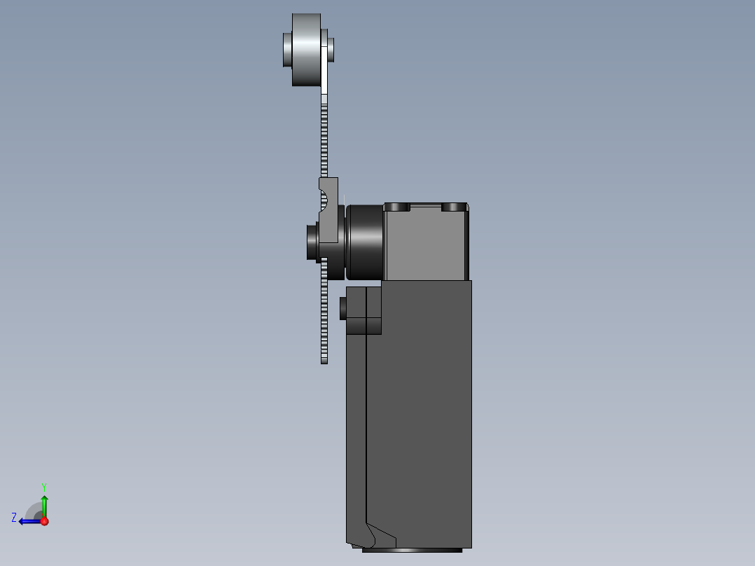微动开关、开关(9)右视图