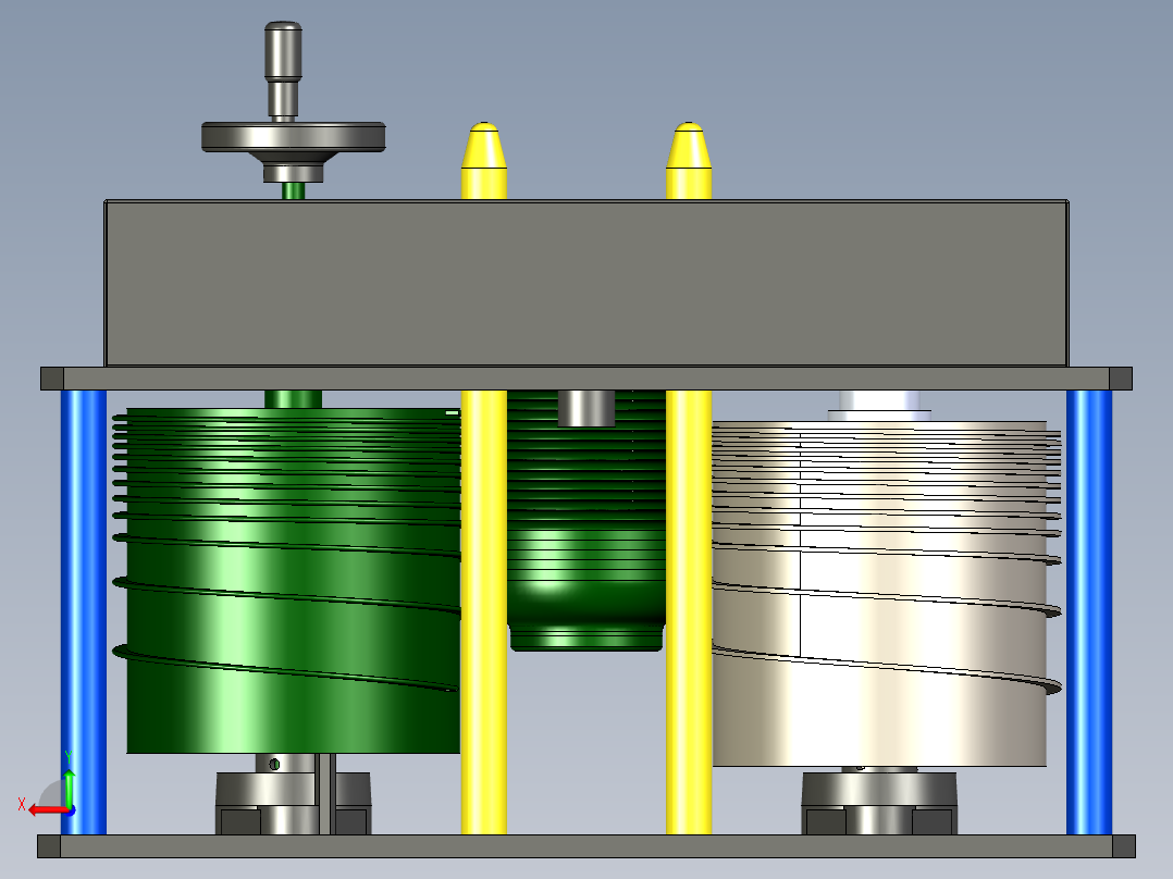碗分离机后视图