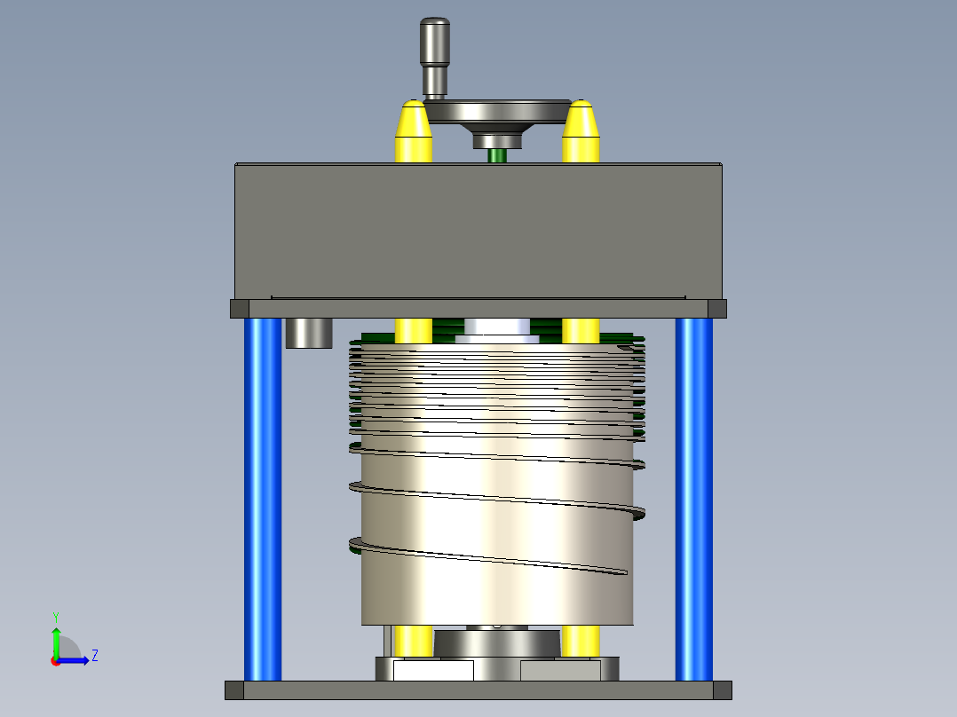碗分离机左视图