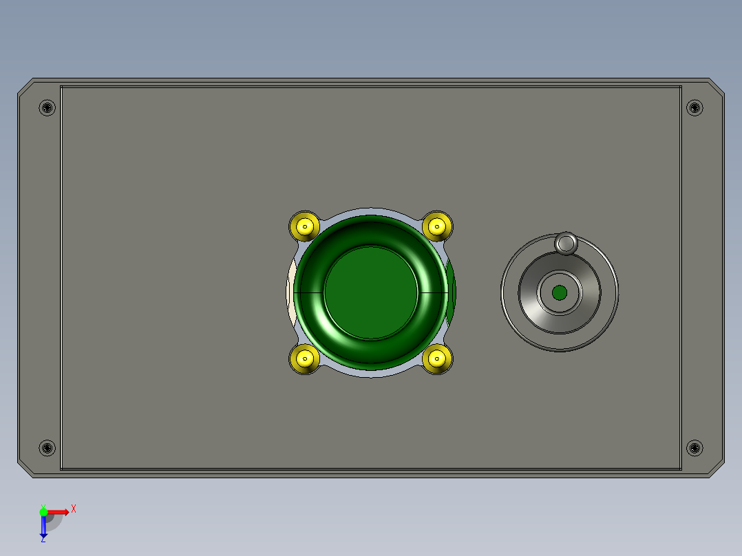 碗分离机俯视图