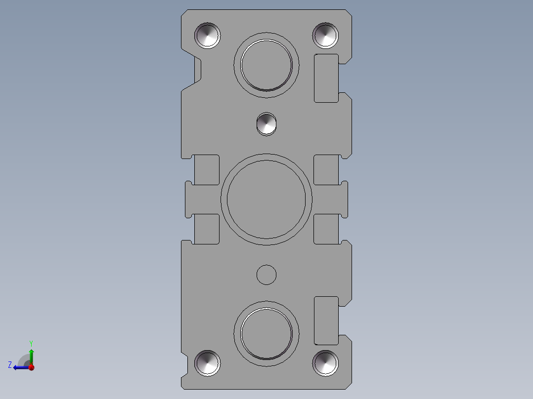 气缸TCM12x40S右视图