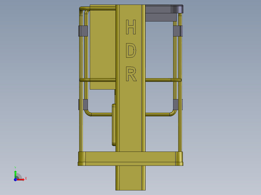 垂直升降机前视图