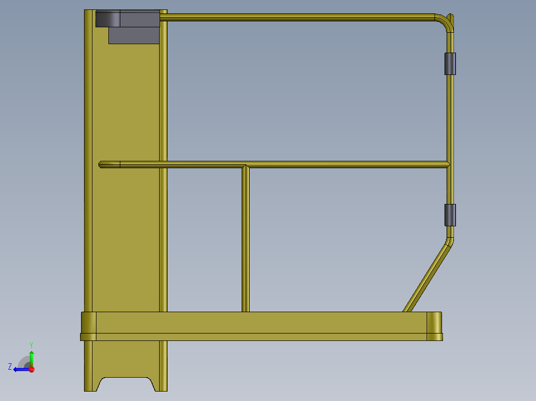 垂直升降机右视图