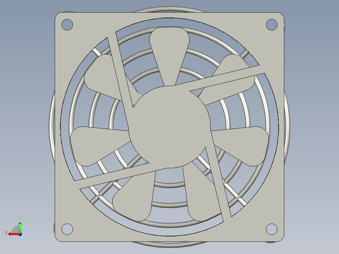 01-风扇装配(AVC品牌型号DS09225R12HPFAF后视图