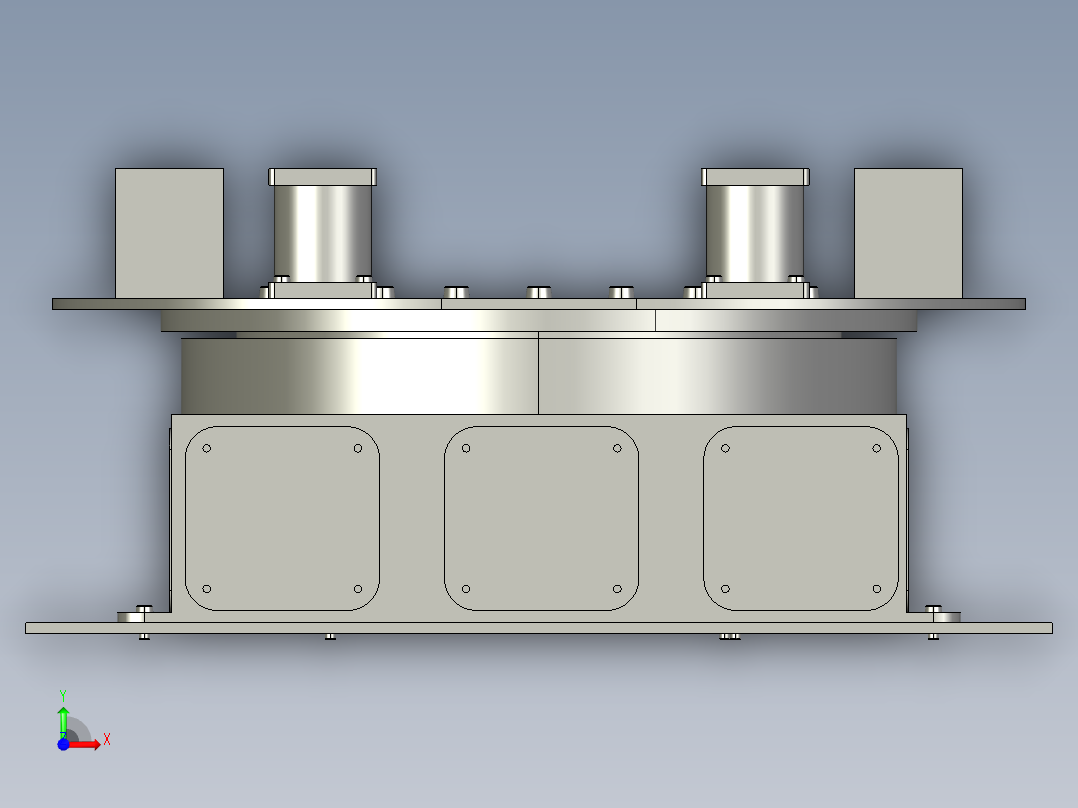 舞台汽车旋转展台前视图