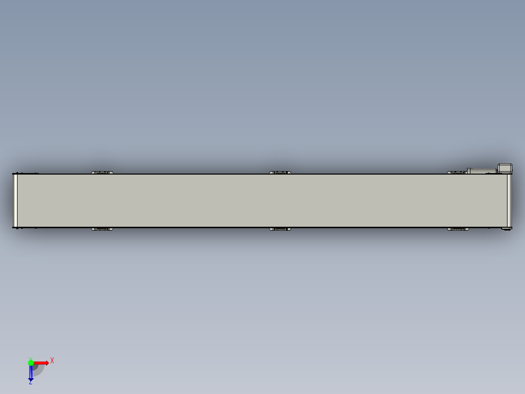 4米皮带线俯视图