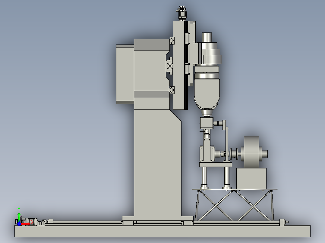 中小型电机试验装置前视图