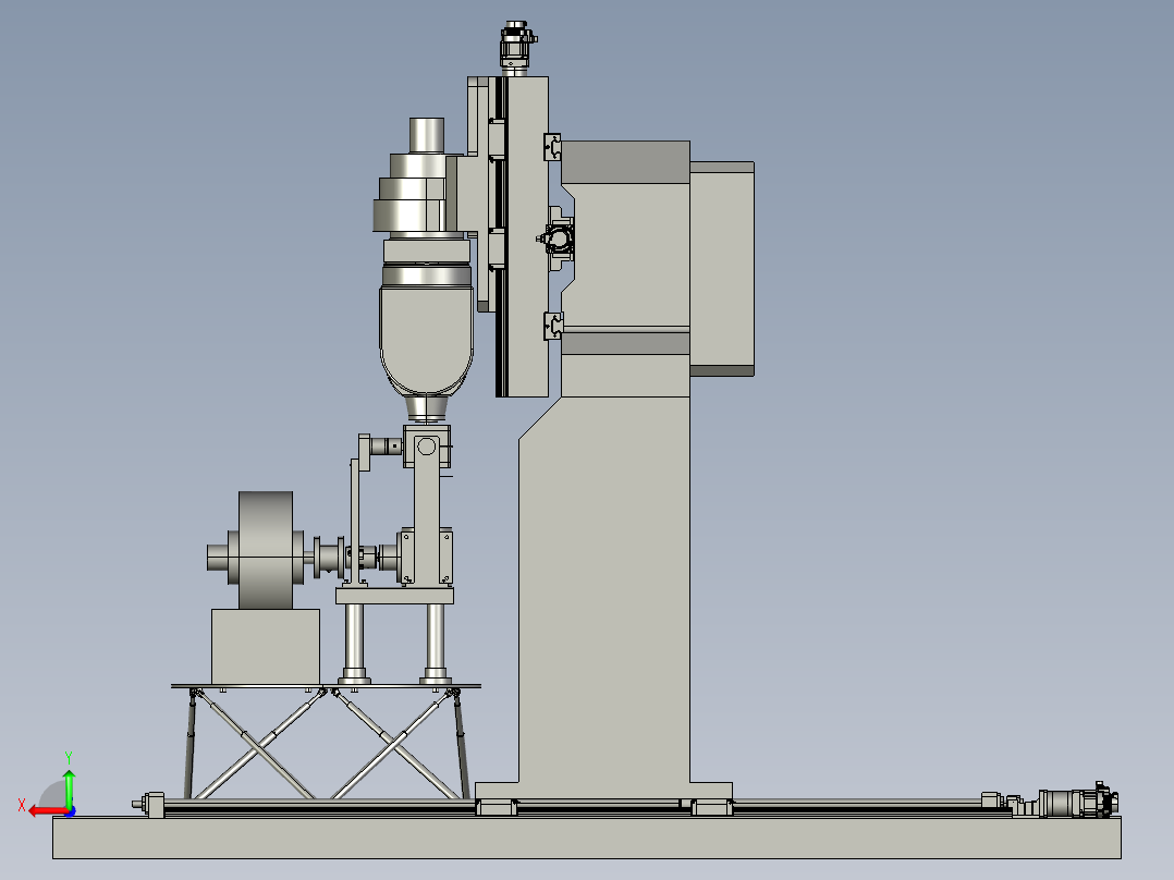 中小型电机试验装置后视图