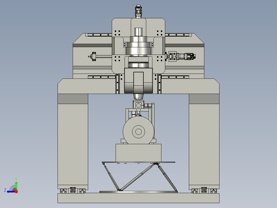 中小型电机试验装置右视图