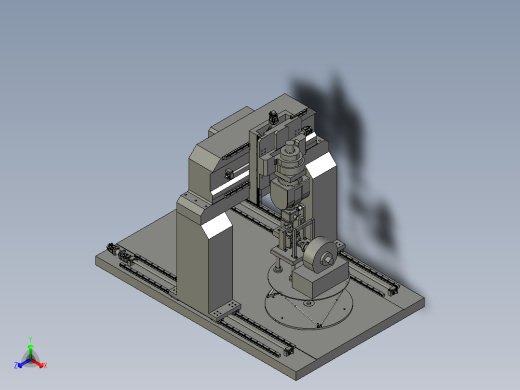 中小型电机试验装置正等轴测缩略图