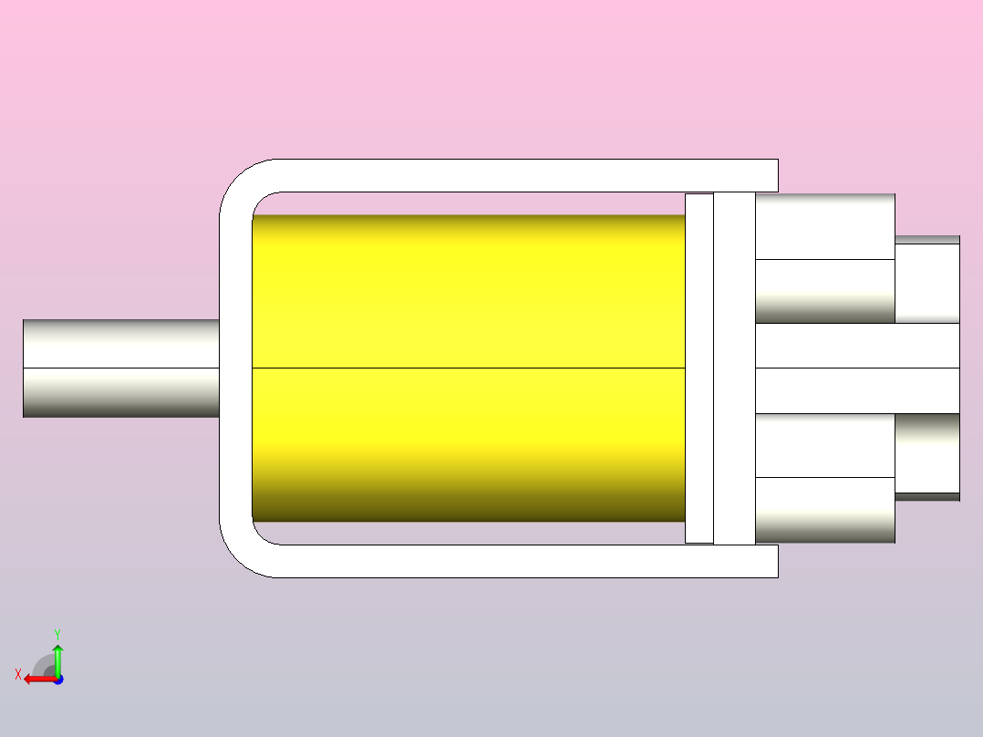 电磁阀DC12V 0520E后视图