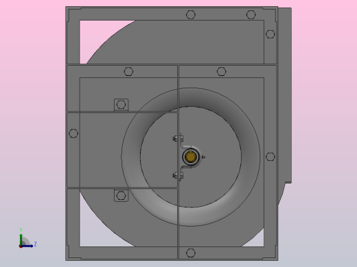 SYD-K离心风机[SYD400 K]亿利达前视缩略图