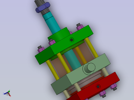 双作用气动缸（拉杆-耳轴安装）160x40x120mm