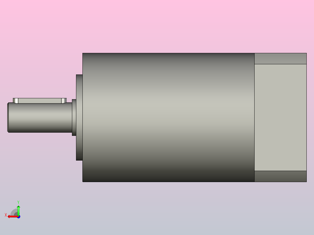 间隙减速器gearbox_gbx060009k_gbk_060_055_0_f后视图