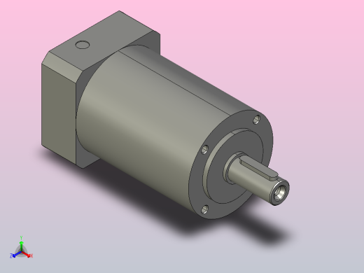 间隙减速器gearbox_gbx060009k_gbk_060_055_0_f正等轴测缩略图