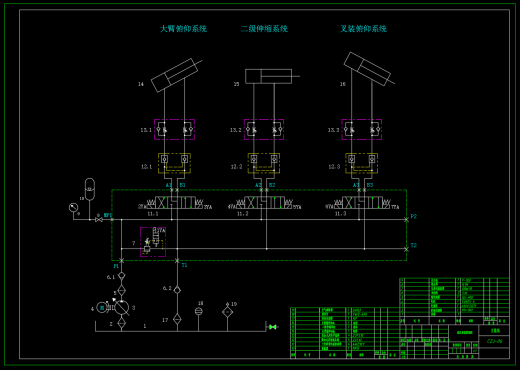 叉装机结构及其液压系统设计（SW+CAD+说明书）缩略图