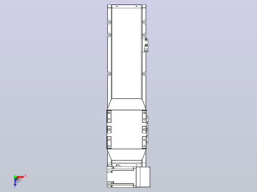机器人皮带驱动直线轴TPA-GCB-150-P80-L300-RU-M75-N3俯视缩略图