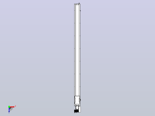 SCM14-2150-R滚珠花健、支撑座、滚珠丝杠、交叉导轨、直线模组俯视缩略图