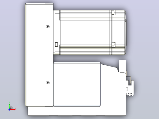 皮带直线轴半封闭可选导轨TPA-HNB-175D-140-L2100-LU-Y-P75-N3前视缩略图