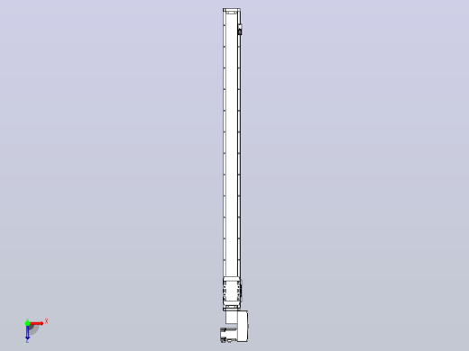 机器人皮带驱动直线轴TPA-GCB-80-P60-L1200-QR-M20-N3俯视缩略图