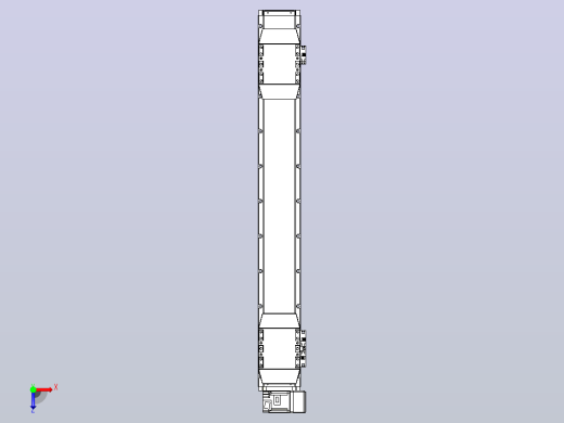 皮带直线轴双滑块型TPA-GCBS-120-P70-L300-RU-M20-N3俯视缩略图