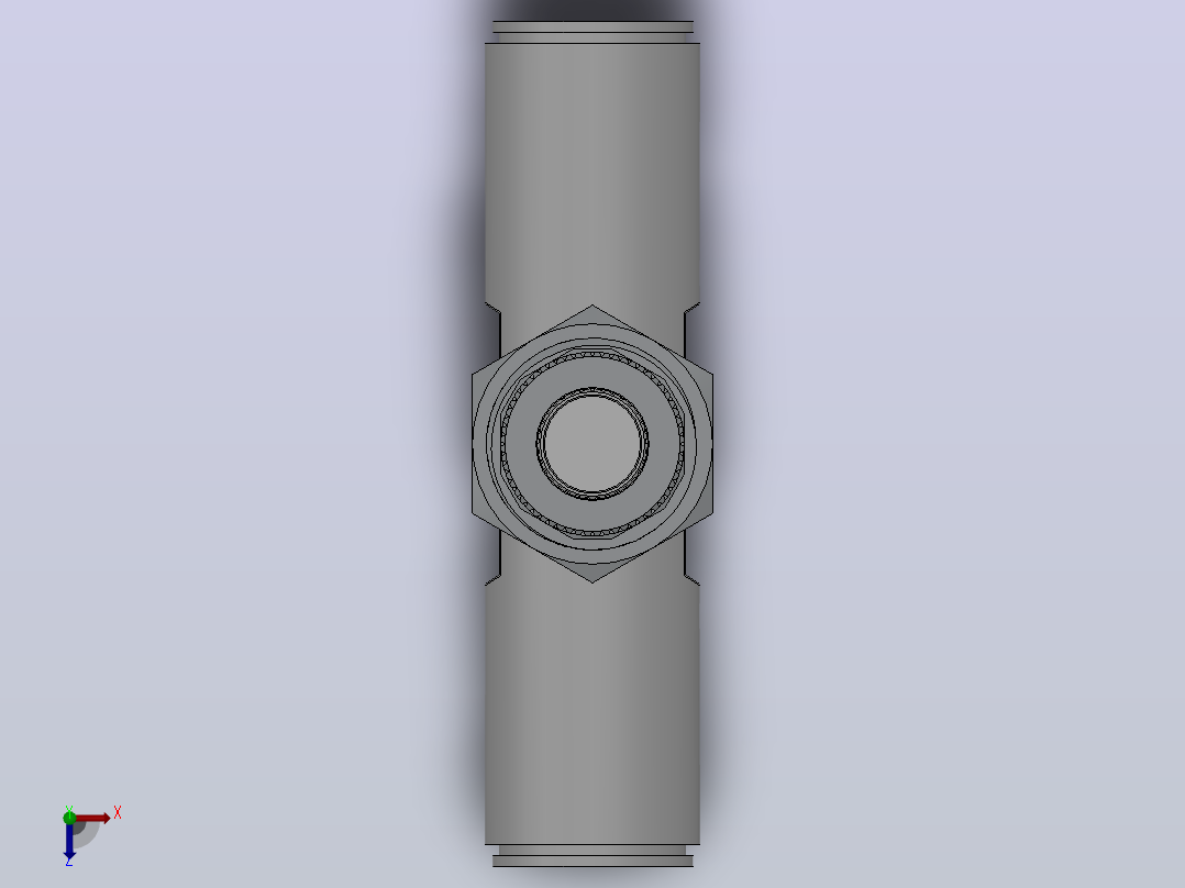 调速阀HAS1F-3隔板安装式速度控制阀[HAS2051F-08-3]俯视图