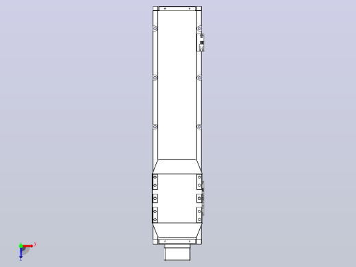 滚珠丝杠直线轴内置导轨TPA-GCR-150-2010C-L450-MP-M75-N3俯视缩略图