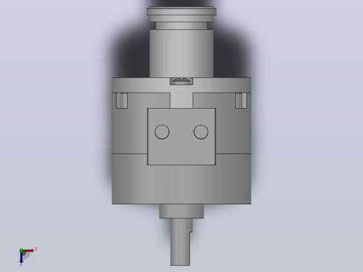 CRB2BW(φ20～φ40) 叶片旋转气缸(带内置磁环单元)[CDRB2BW30-90DZ]俯视缩略图