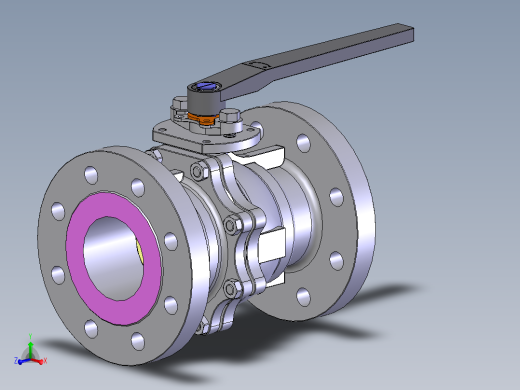 手动球阀User Library-Flange C300DN100