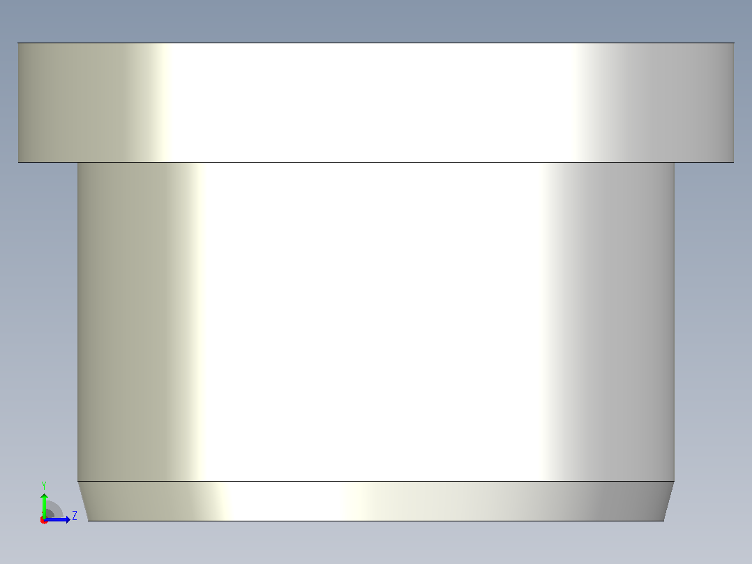 标准的导向衬套，A &amp; B型-具有所有配置的Solidworks零件左视图