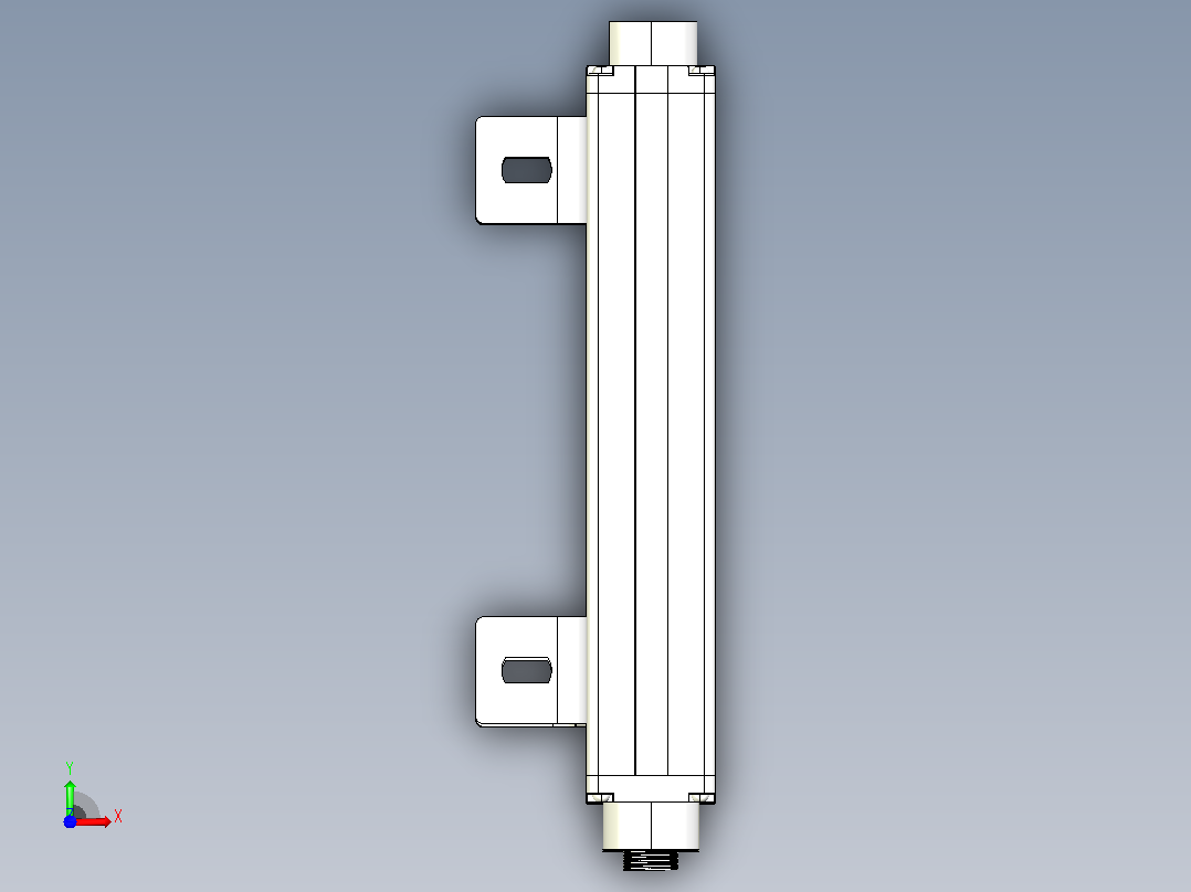 XTN1610（总高：230mm）安全光栅前视图