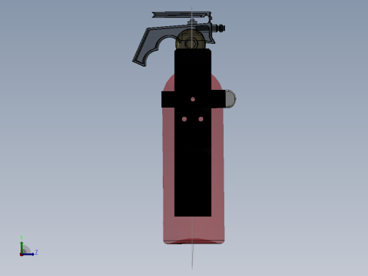 solidworks灭火器设计左视缩略图