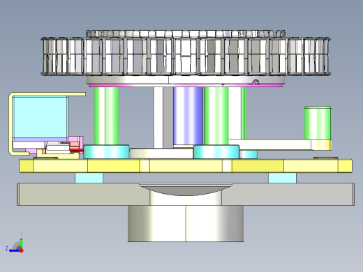 电机定子工装夹具总成右视缩略图
