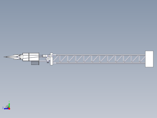 建筑塔式起重机右视缩略图
