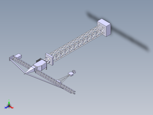 建筑塔式起重机正等轴测缩略图