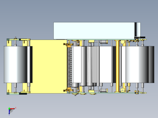 热熔胶涂布机sw12可编辑俯视缩略图