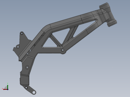 sv650 SolidWorks 金属框架后视缩略图