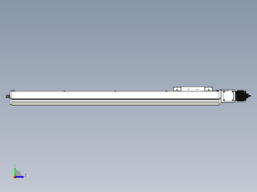 Toyo东佑达直线模组-ECB17-900-R左视缩略图