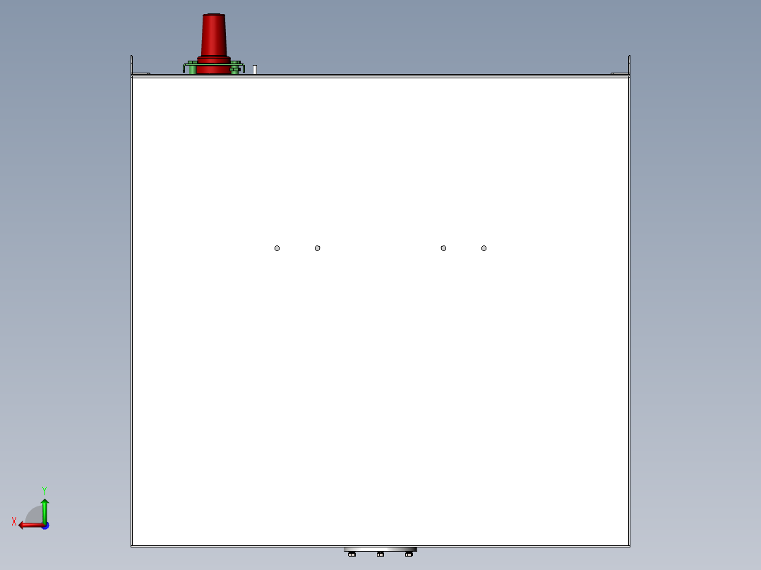 ZY9621 10kV环网柜(充气柜)后视图