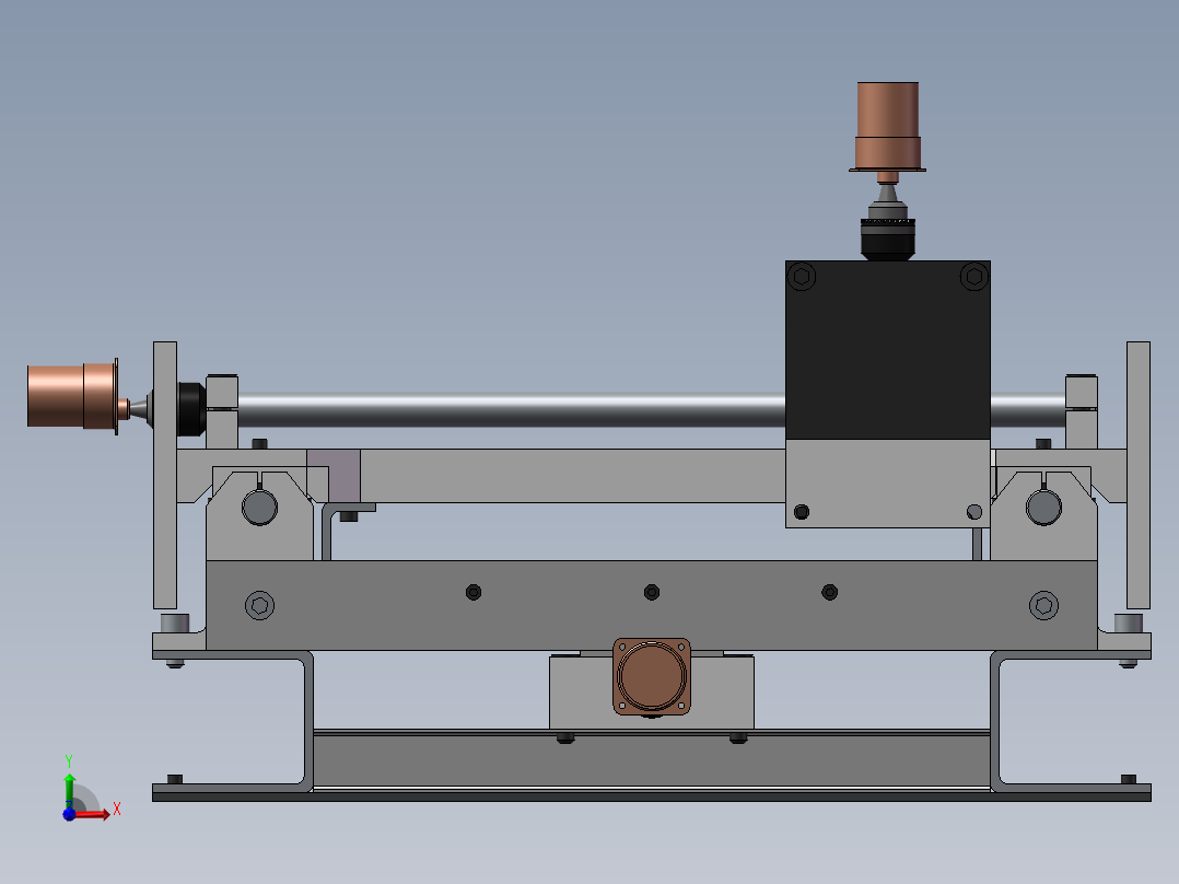 小型精密雕刻机前视图