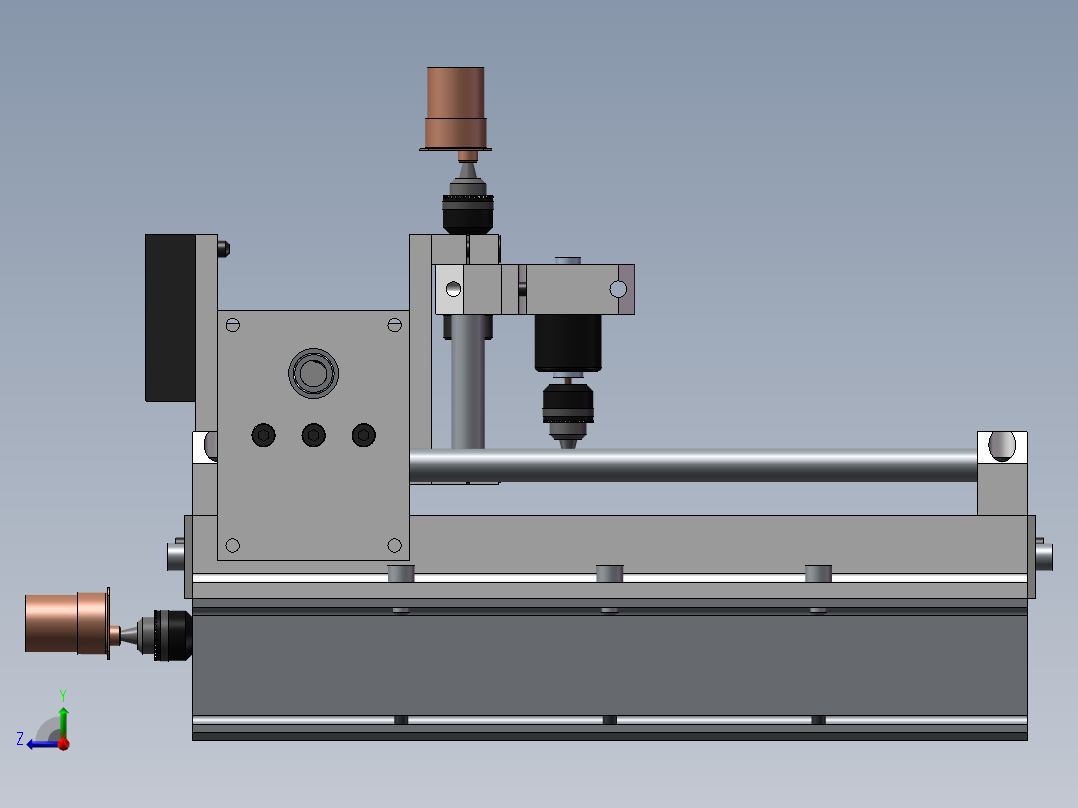 小型精密雕刻机右视图