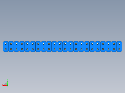 彩色公头100mil（2.54mm）系列-DS1021_blue_2x22p_100mil_Type19_rev1.0后视缩略图