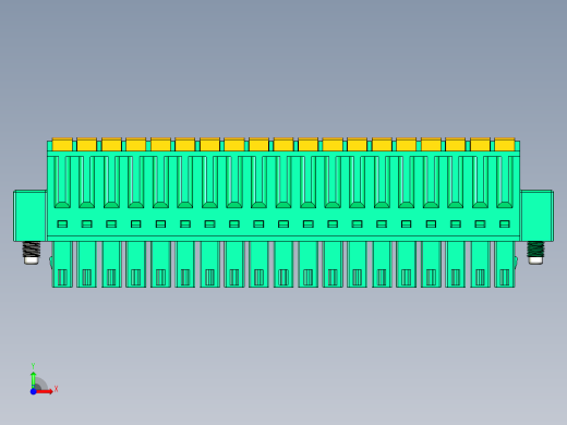 DEGSON 15EDG（公头） 3.5mm 螺钉锁紧，插拔式接线端子 FullPack-15EDGKDM-3.5-19P-14-00AH前视缩略图
