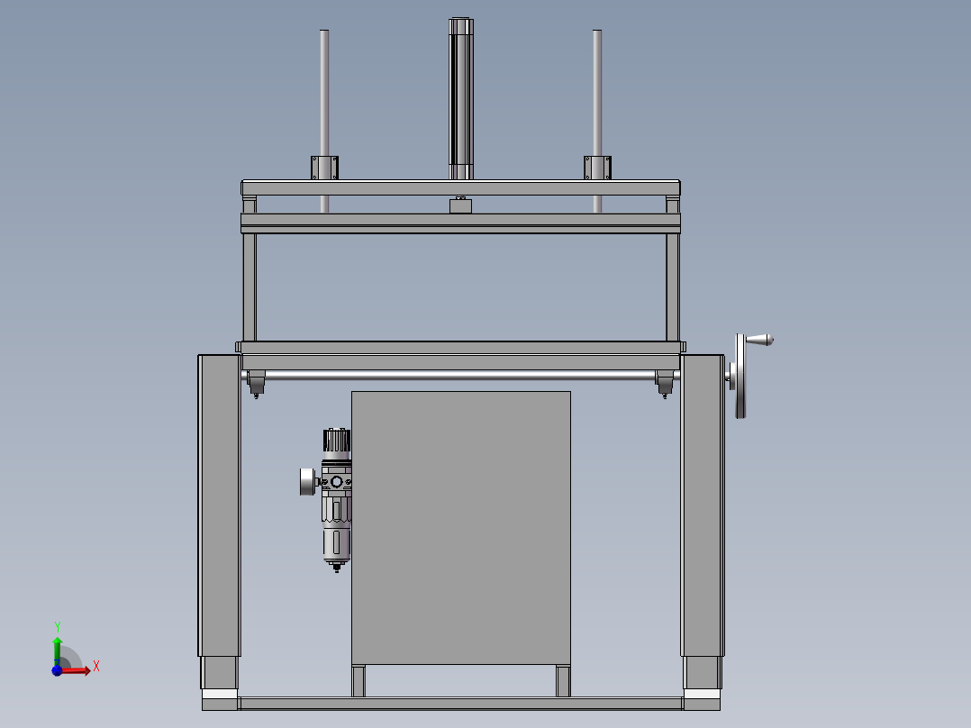 塑料密封机前视图
