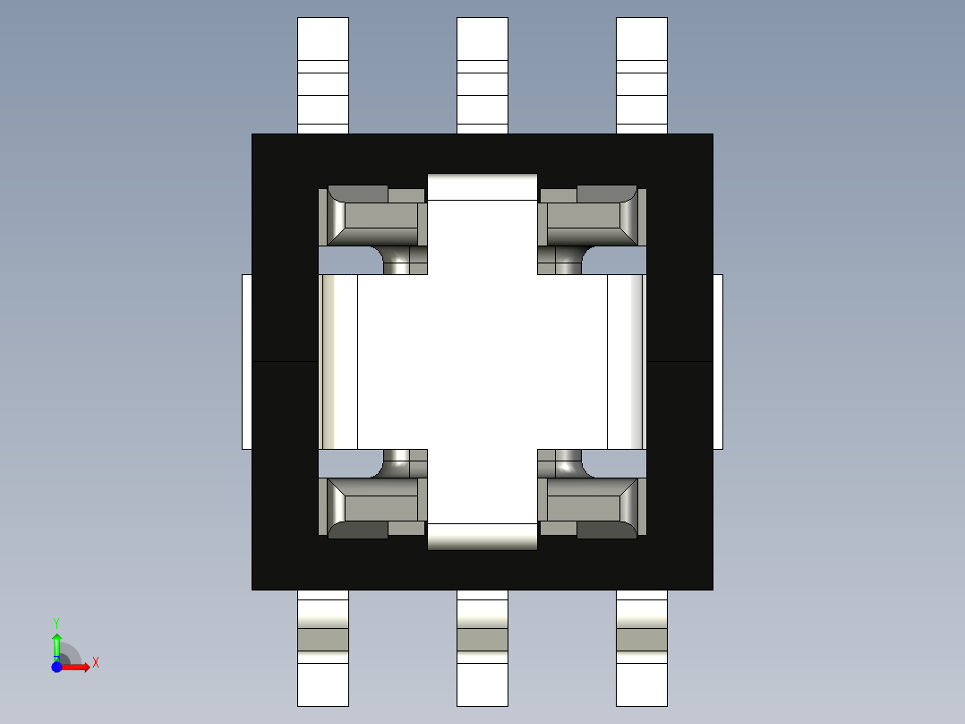 SMT电流感应变压器，脉冲电子PA1005系列前视图