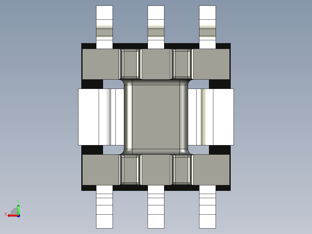 SMT电流感应变压器，脉冲电子PA1005系列后视图