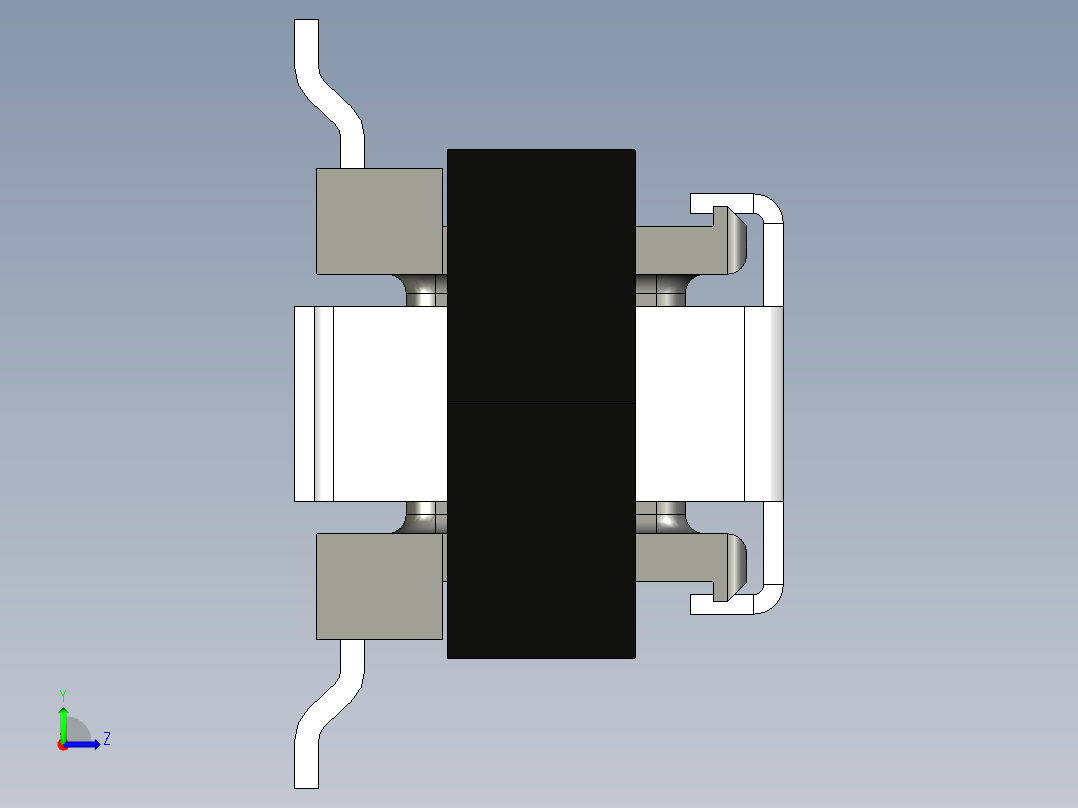 SMT电流感应变压器，脉冲电子PA1005系列左视图