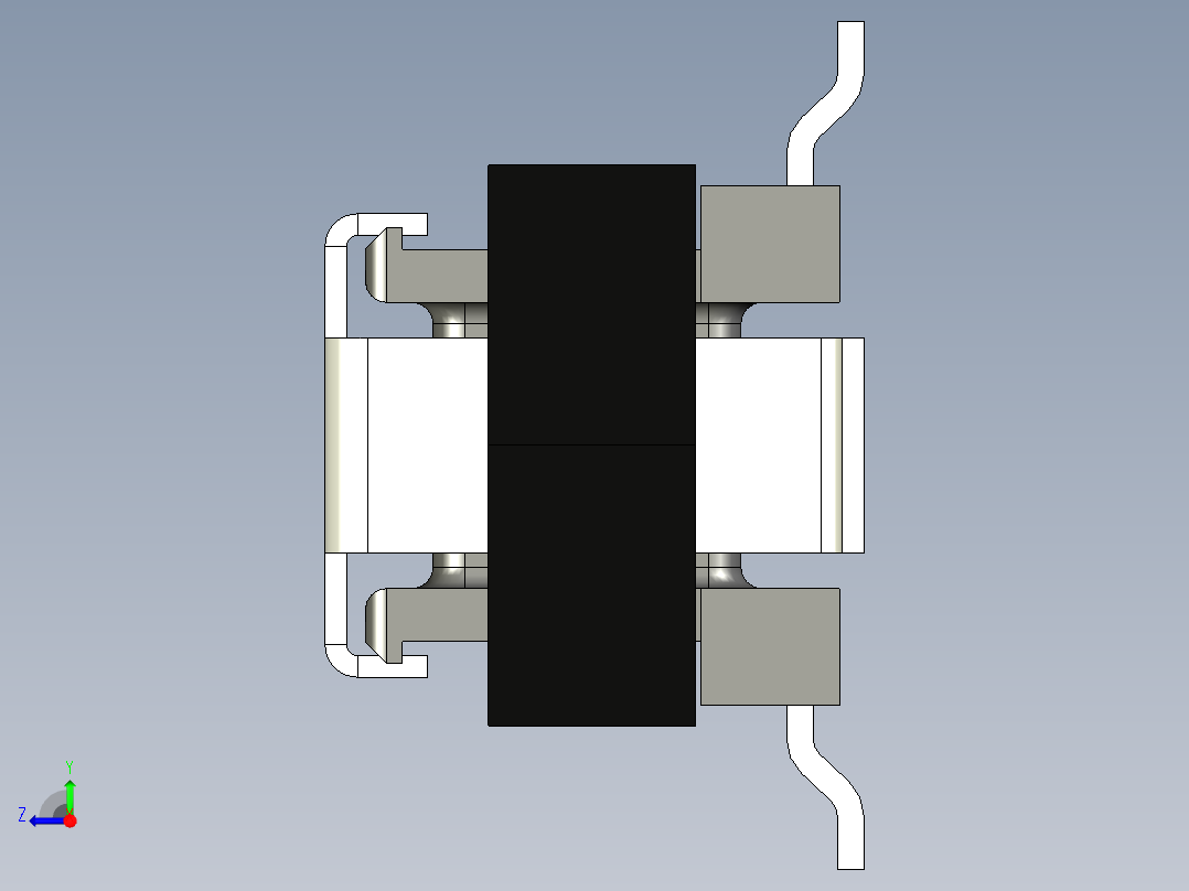 SMT电流感应变压器，脉冲电子PA1005系列右视图