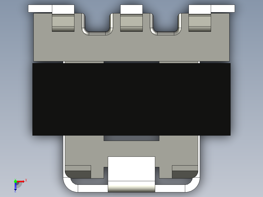 SMT电流感应变压器，脉冲电子PA1005系列俯视图